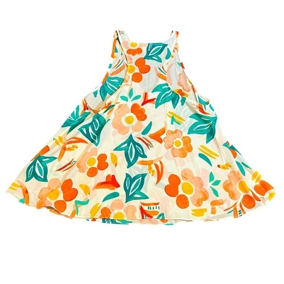 Women’s Everly Floral V Neck Tank Top Size Small Lightweight - Picture 4 of 5